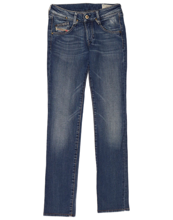 Jeans Clush Slim da donna Diesel W24 L32 in cotone blu