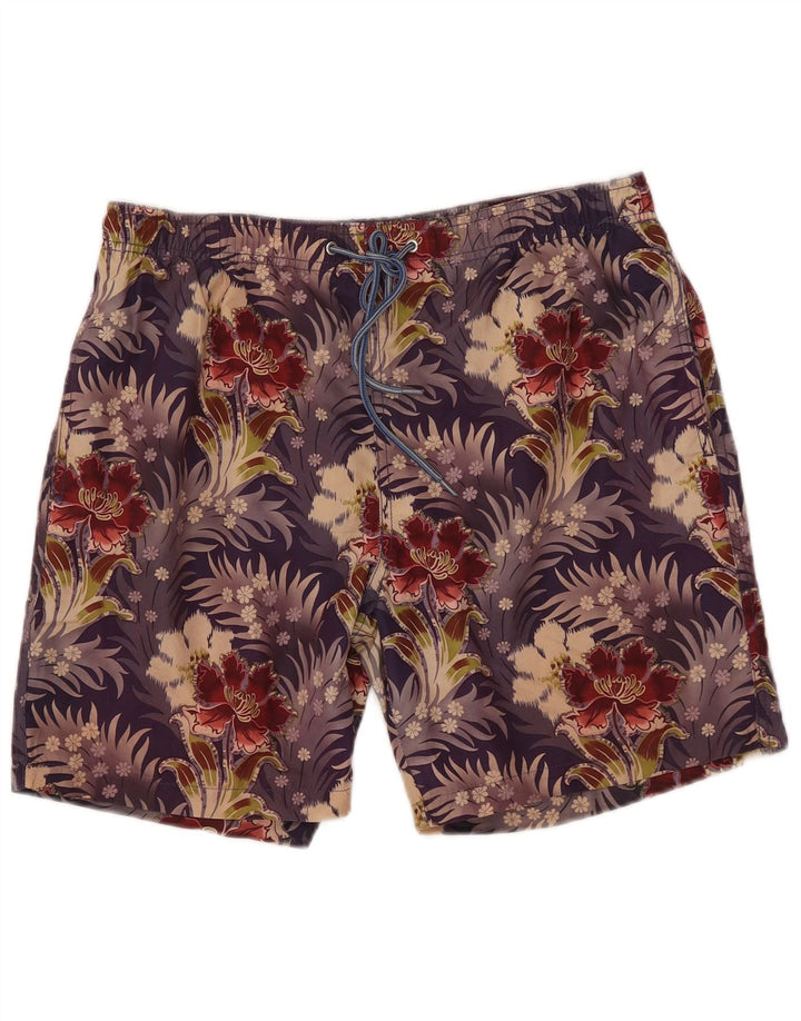 Pantaloncini da bagno da uomo Paul Smith Poliestere floreale multicolore medio