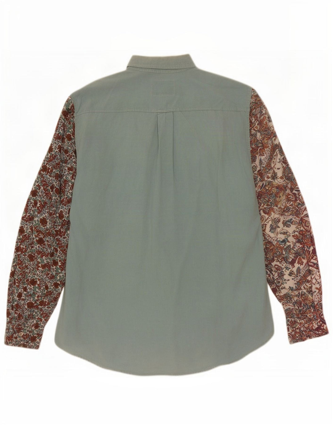 Camicia da uomo in velluto a coste Verte Vallee medio floreale multicolore