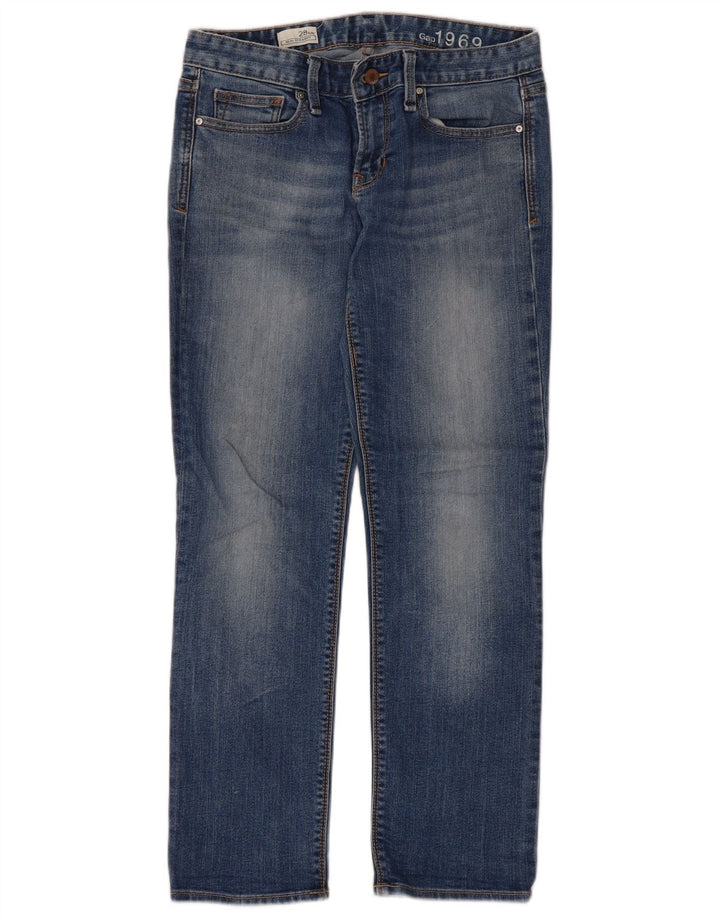 Jeans dritti da donna Gap W28 L27 cotone blu