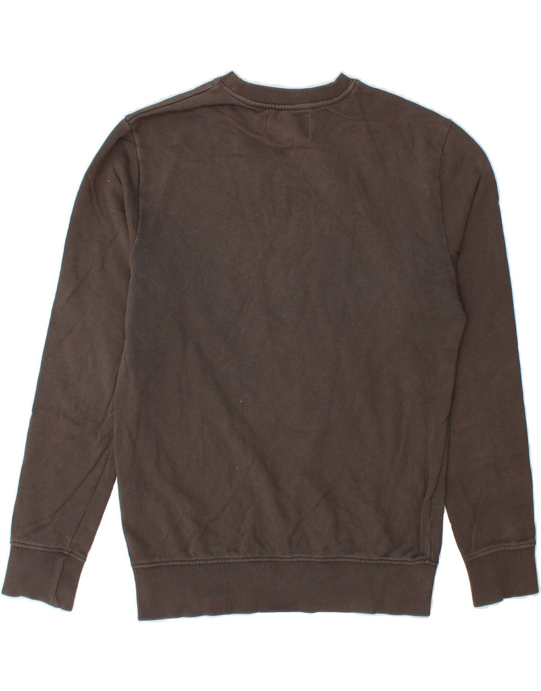 CALVIN KLEIN JEANS Mens Graphic Sweatshirt Jumper XS Brown Vintage Calvin Klein Jeans and Second-Hand Calvin Klein Jeans from Messina Hembry 