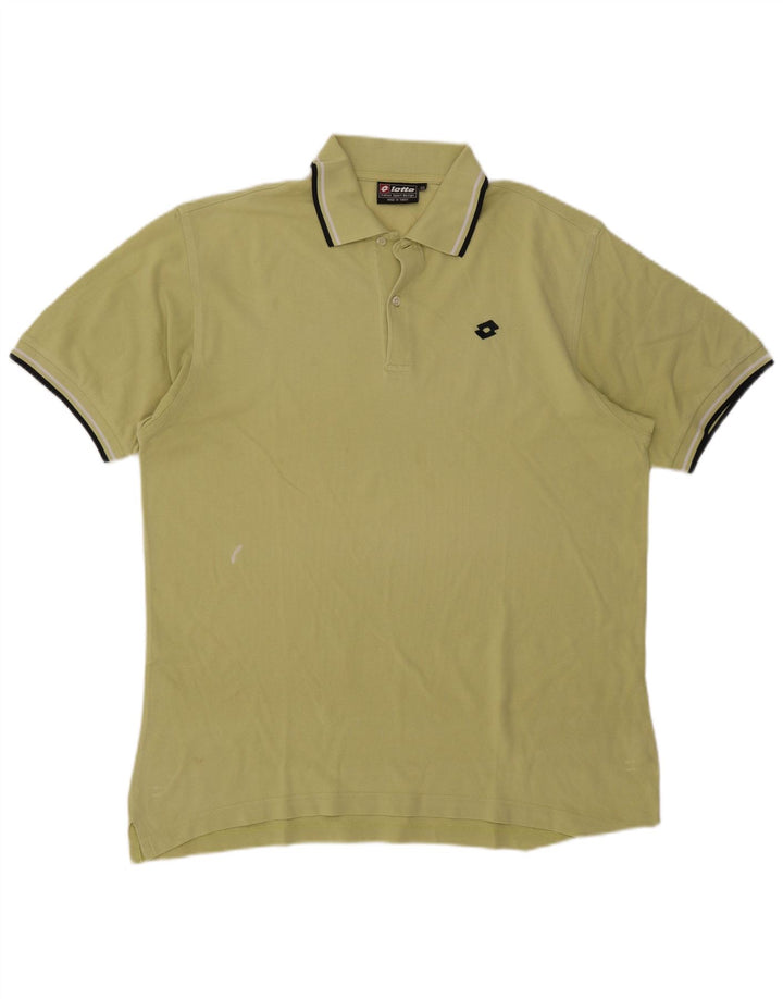 Polo da uomo Lotto 2XL in cotone verde
