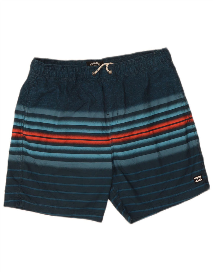 Pantaloncini da bagno per ragazzi Billabong 15-16 anni Poliestere a righe blu navy