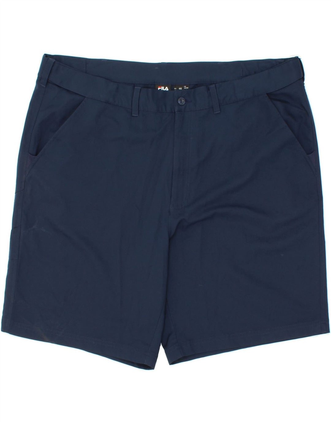 Pantaloncini chino da golf da uomo FILA W46 3XL poliestere blu navy