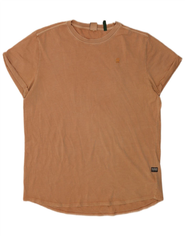 T-shirt da uomo G-Star Top XL in cotone beige