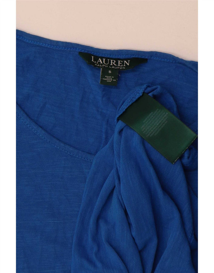 Canotta da donna Ralph Lauren UK 10 piccola in cotone blu