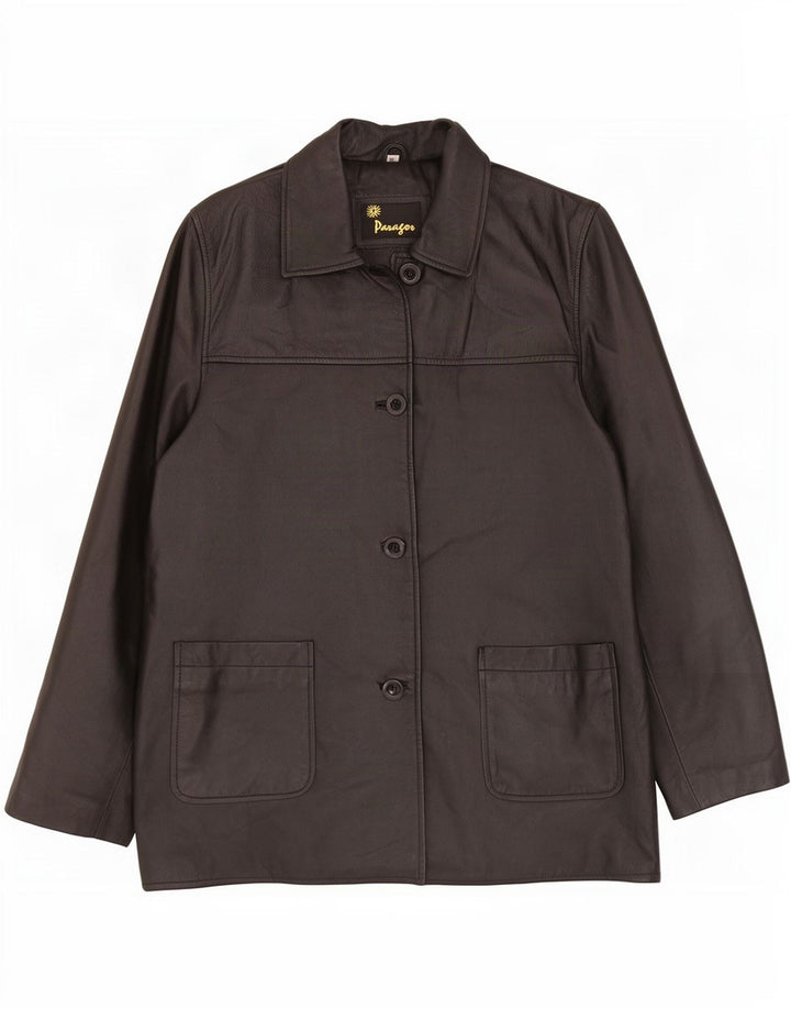Giacca in pelle da uomo Paragon UK 16 Large Nera