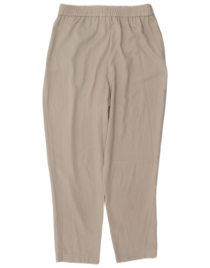 Pantaloni casual affusolati da donna Zara piccoli W26 L25 poliestere beige