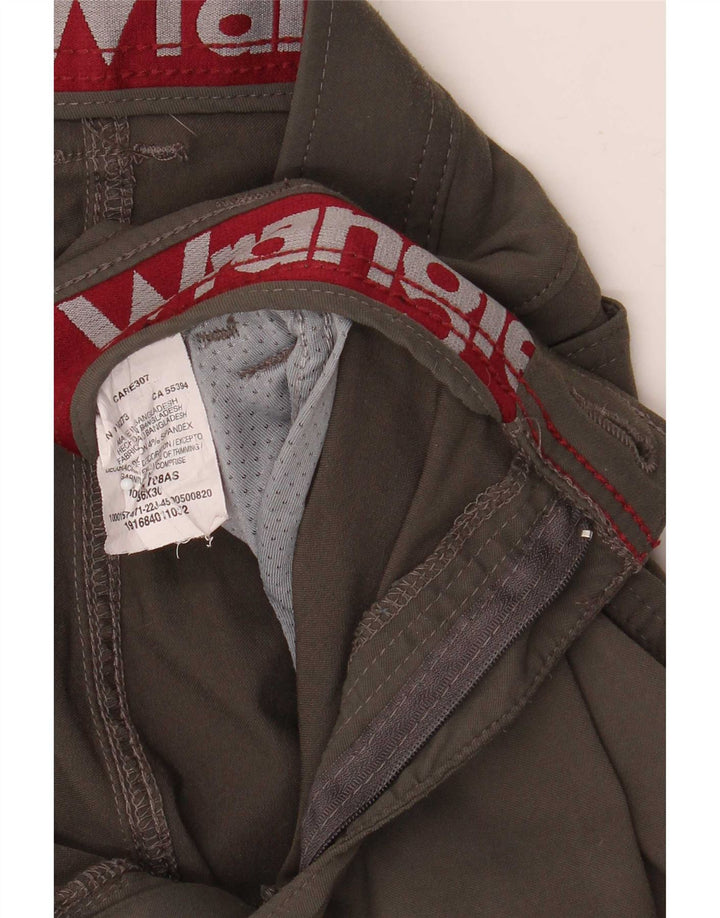 Pantaloni cargo slim da uomo Wrangler W36 L30 nylon grigio