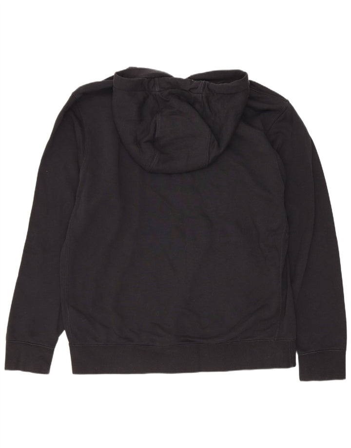 Felpa con cappuccio da uomo Nike Large in cotone nero