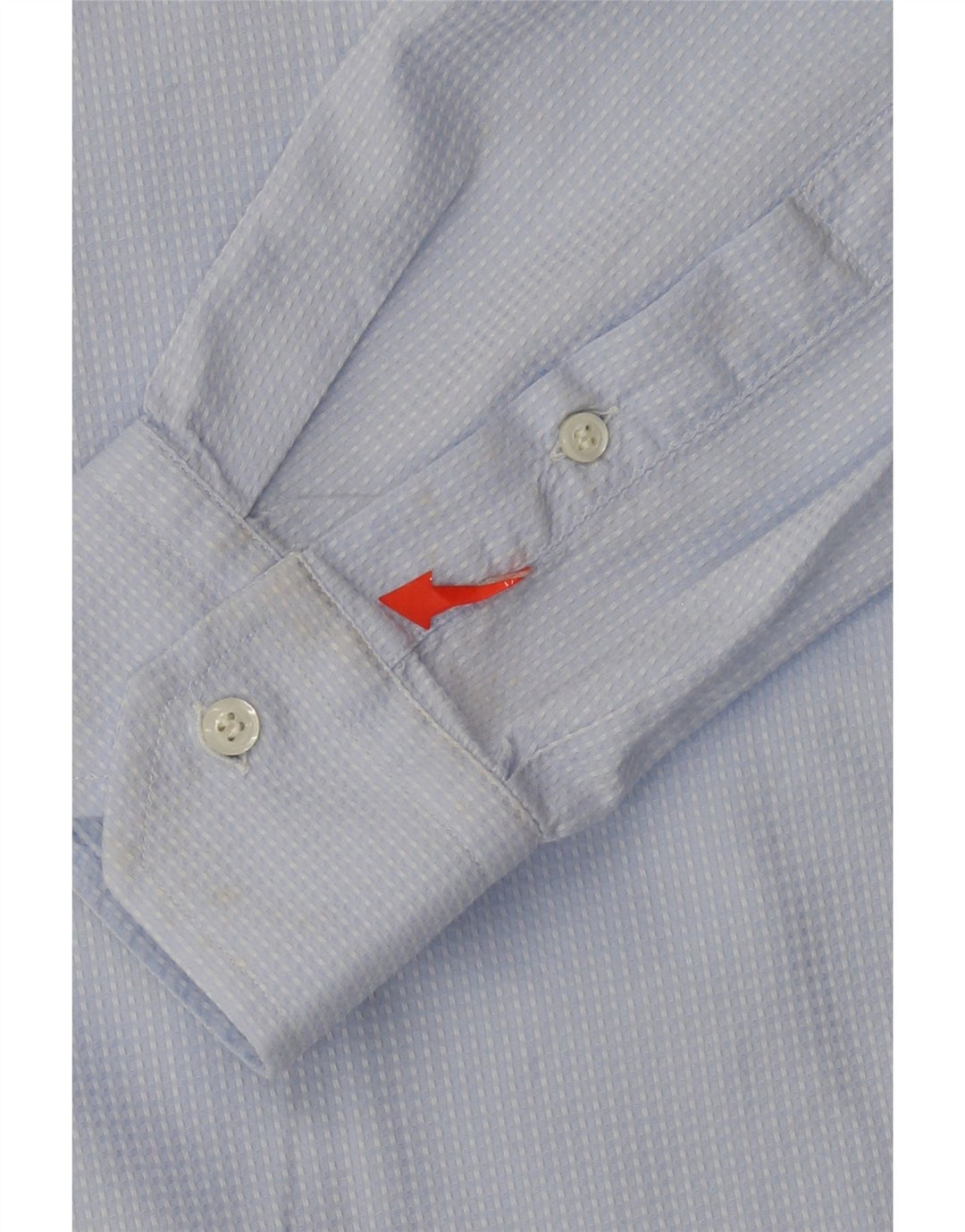 Camicia da uomo Roccobarocco taglia 41 16 grande cotone maculato blu