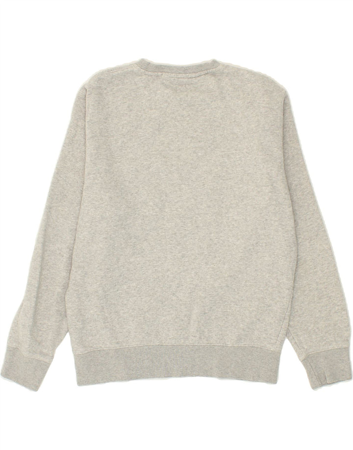 LEVI'S Womens Oversized Sweatshirt Jumper UK 10 Small Grey Cotton Vintage Levi's and Second-Hand Levi's from Messina Hembry 