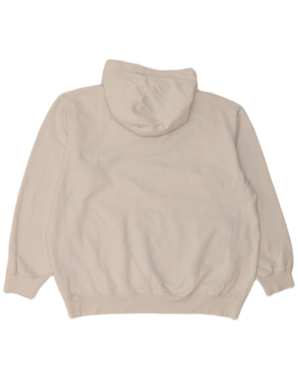 Felpa con cappuccio da uomo NIKE UK 45/47 XL cotone bianco