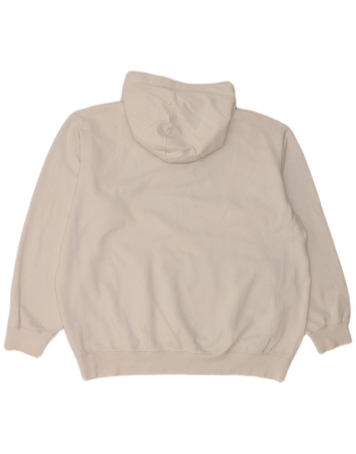 Felpa con cappuccio da uomo NIKE UK 45/47 XL cotone bianco