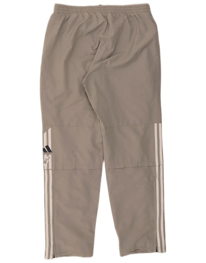 Pantaloni da tuta da uomo Adidas UK 40/42 Poliestere grigio medio