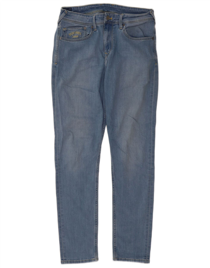 PEPE JEANS Womens Slim Jeans W31 L32 Blue Cotton