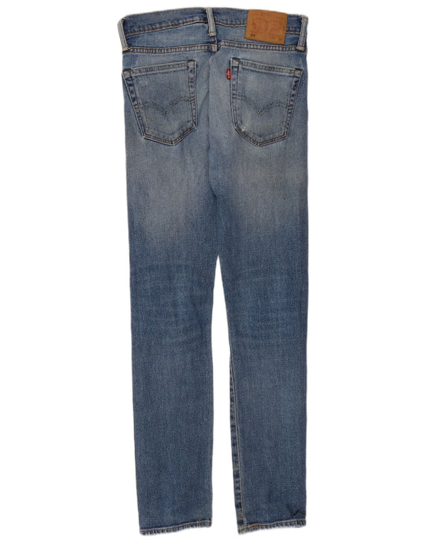 Jeans Levi's Uomo 510 Skinny Distressed W29 L30 Cotone Blu