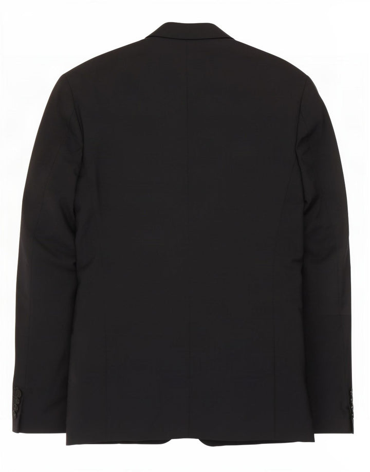 Giacca blazer da uomo a 3 bottoni Giorgio Armani IT 46 Small Blu Navy
