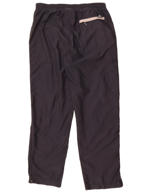 Pantaloni da tuta da uomo Adidas Large in poliestere blu navy