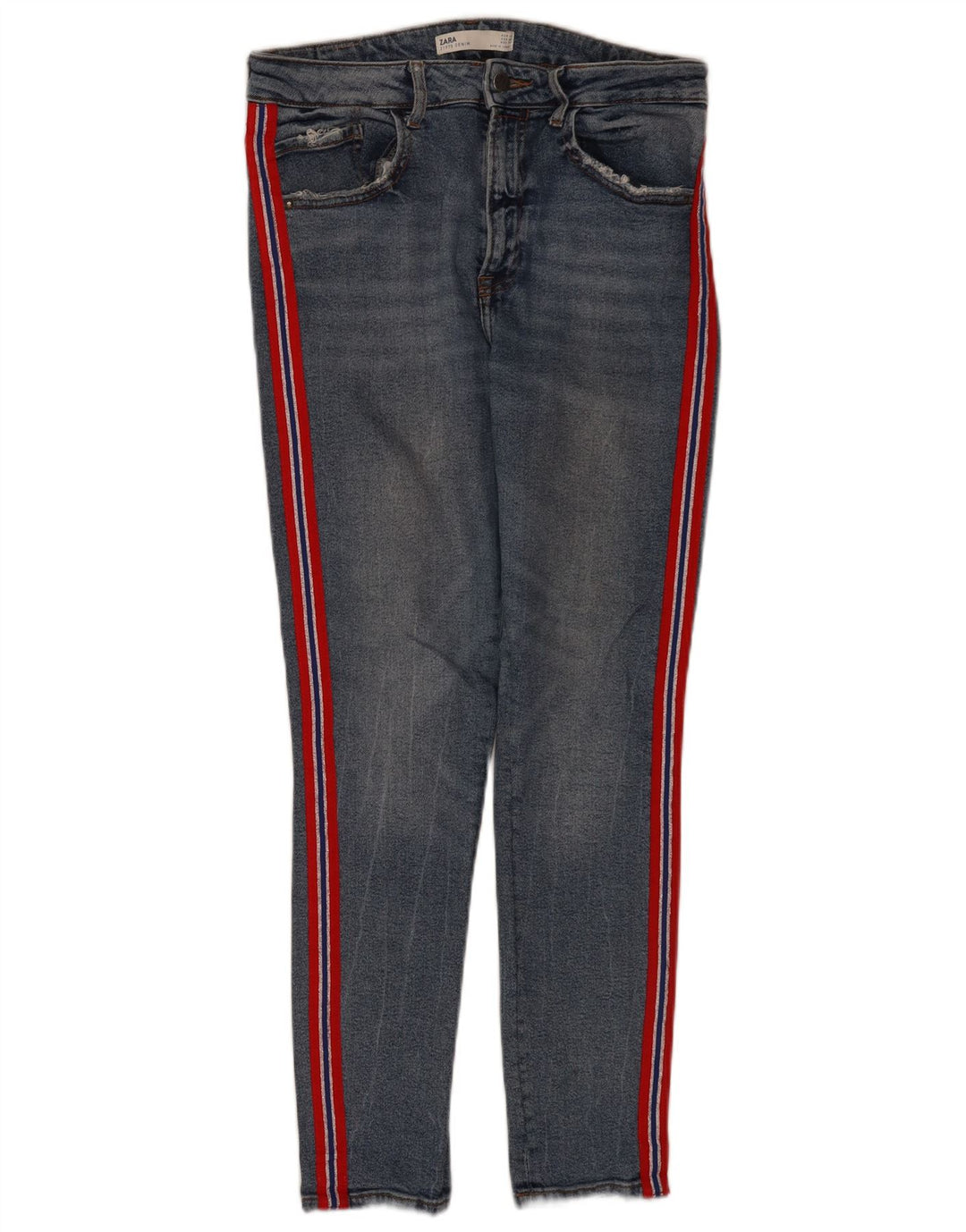 Jeans skinny da donna Zara EU 40 medi W30 L28 Blu