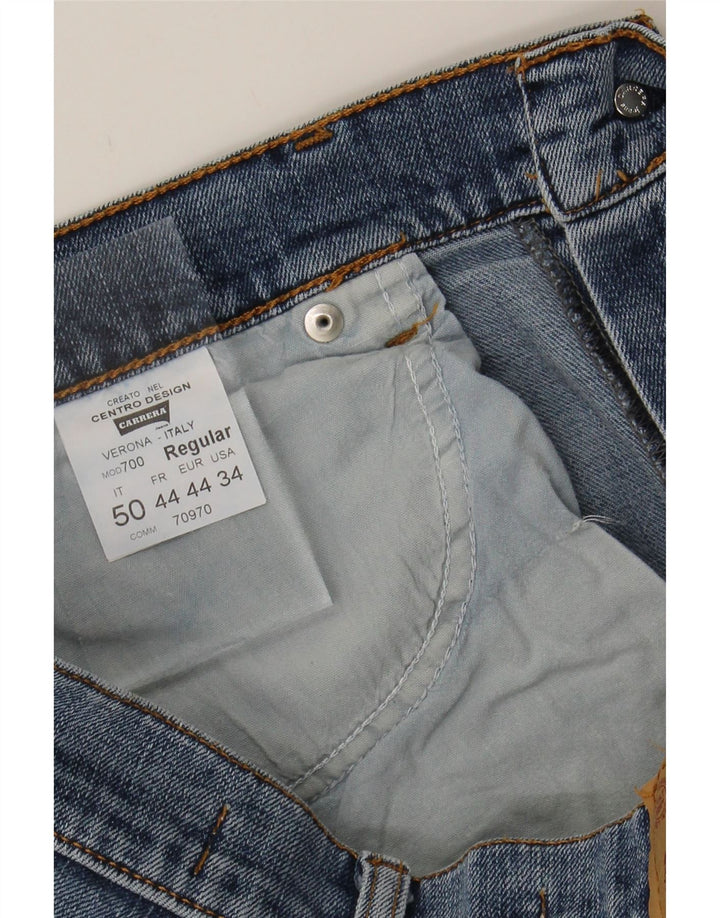 CARRERA Mens 700 Regular Straight Jeans IT 50 Large W36 L30 Blue Cotton Vintage Carrera and Second-Hand Carrera from Messina Hembry 