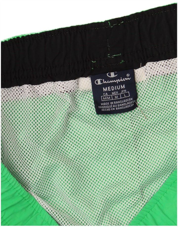 Pantaloncini da bagno da uomo Champion verde medio