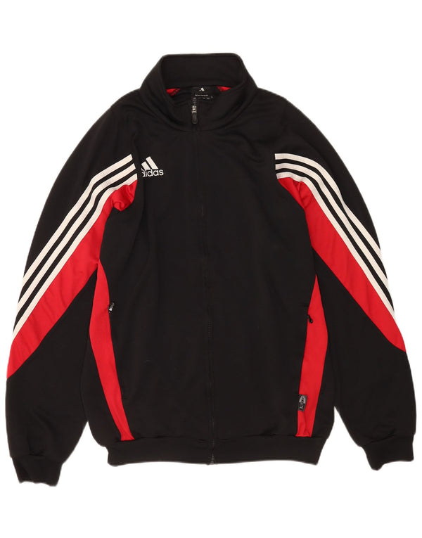 Giacca da uomo Adidas Climalite Top Jacket UK 44/46 Large Nero Colourblock