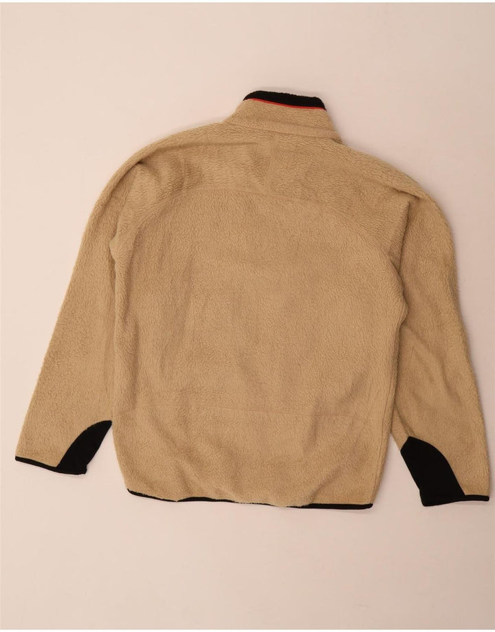 Giacca in pile da uomo vestibilità ampia FILA UK 36 Small Beige Colourblock Poliestere