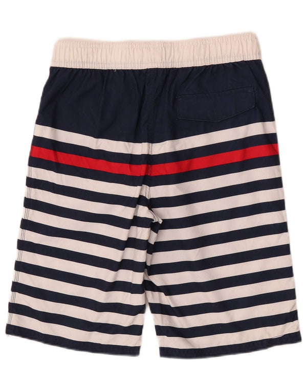 Pantaloncini da bagno per ragazzi Tommy Hilfiger 15-16 anni XL blu navy a righe
