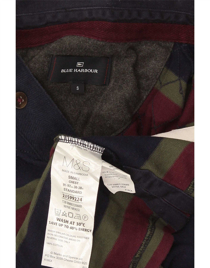 Polo da rugby da uomo Marks & Spencer Blue Harbour piccola multicolore