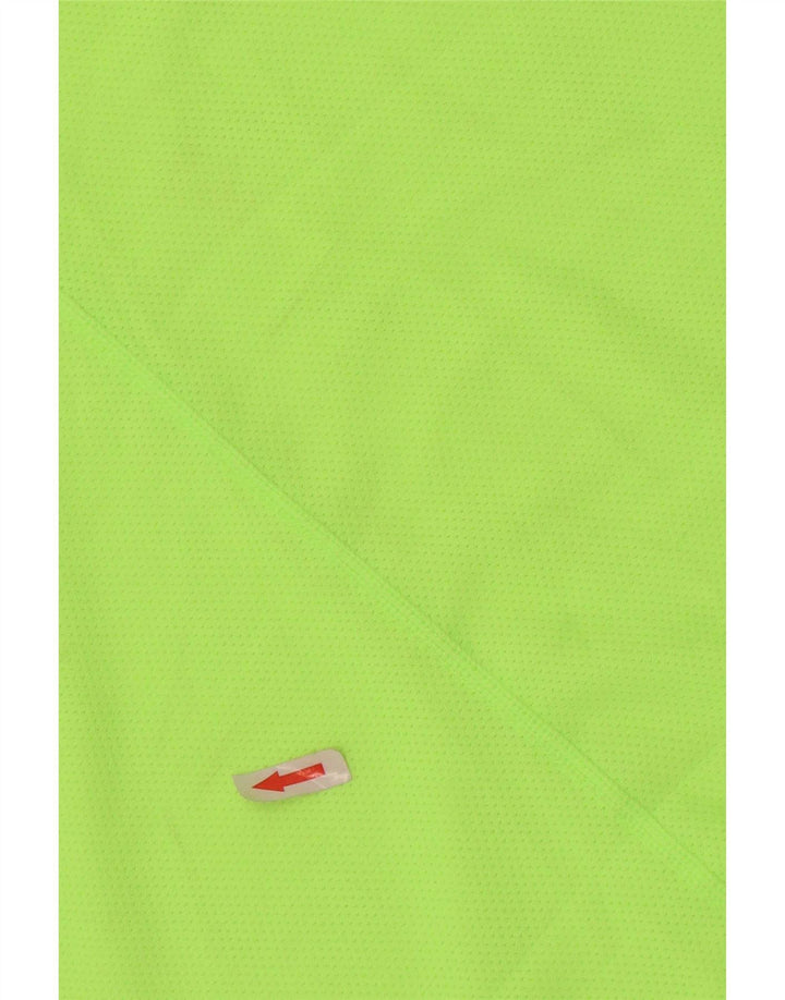 Nike Uomo Dri Fit T-shirt da running Top Large Verde Poliestere