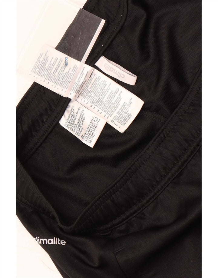 Pantaloncini sportivi Adidas Climalite da uomo medio poliestere nero