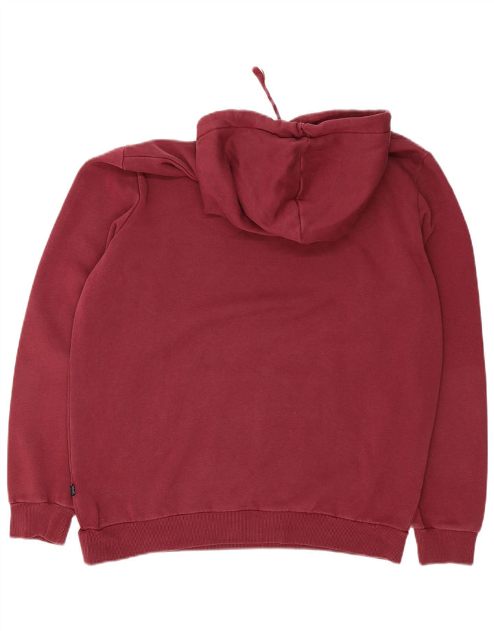 Felpa con cappuccio grafica da uomo Puma Borgogna media