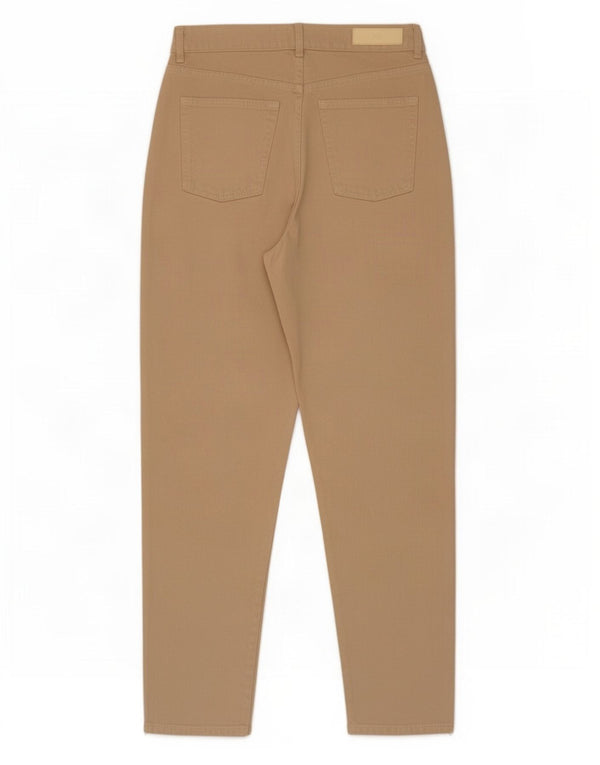 Jeans affusolati a vita alta da donna Zara EU 38 Small W28 L28 Cotone beige