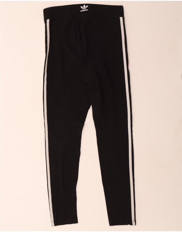 Leggings Adidas da donna UK 8/10 piccolo cotone nero