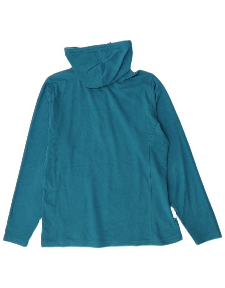 Maglione in pile con cappuccio da donna Mountain Warehouse UK 16 Large Blu Poliestere