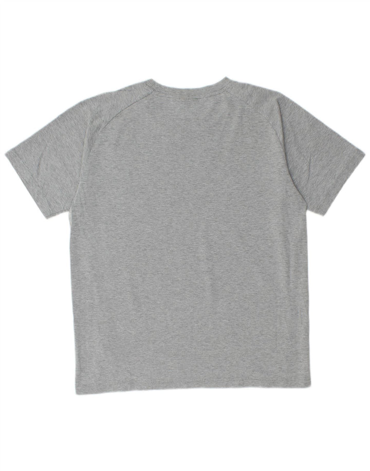 T-shirt grafica da uomo PUMA Top in cotone grigio medio