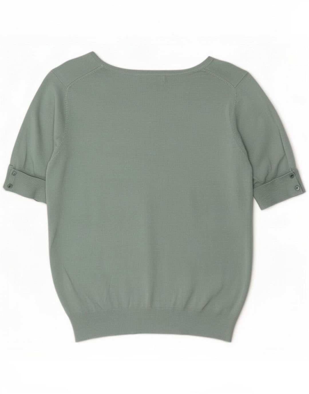 Marks & Spencer camicetta da donna Top UK 16 grande verde viscosa