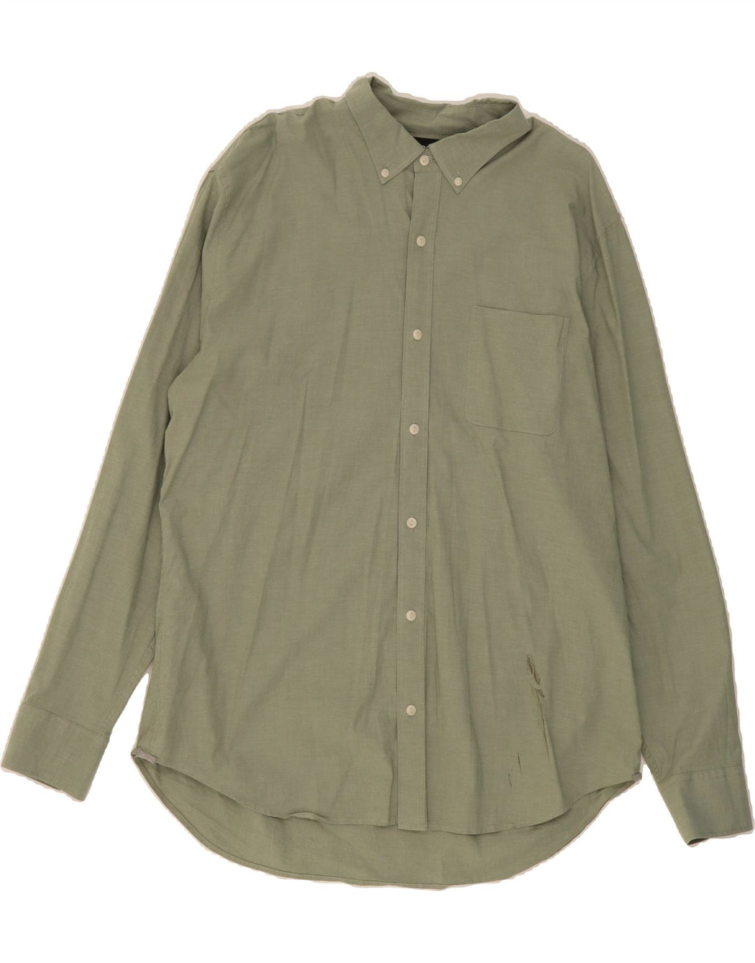 BONOBOS Mens Shirt 2XL Green Cotton Vintage BONOBOS and Second-Hand BONOBOS from Messina Hembry 