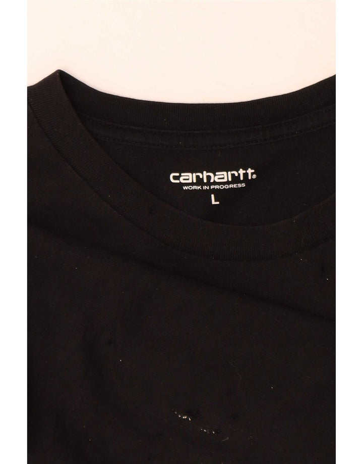 T-shirt da uomo Carhartt Top grande in cotone nero