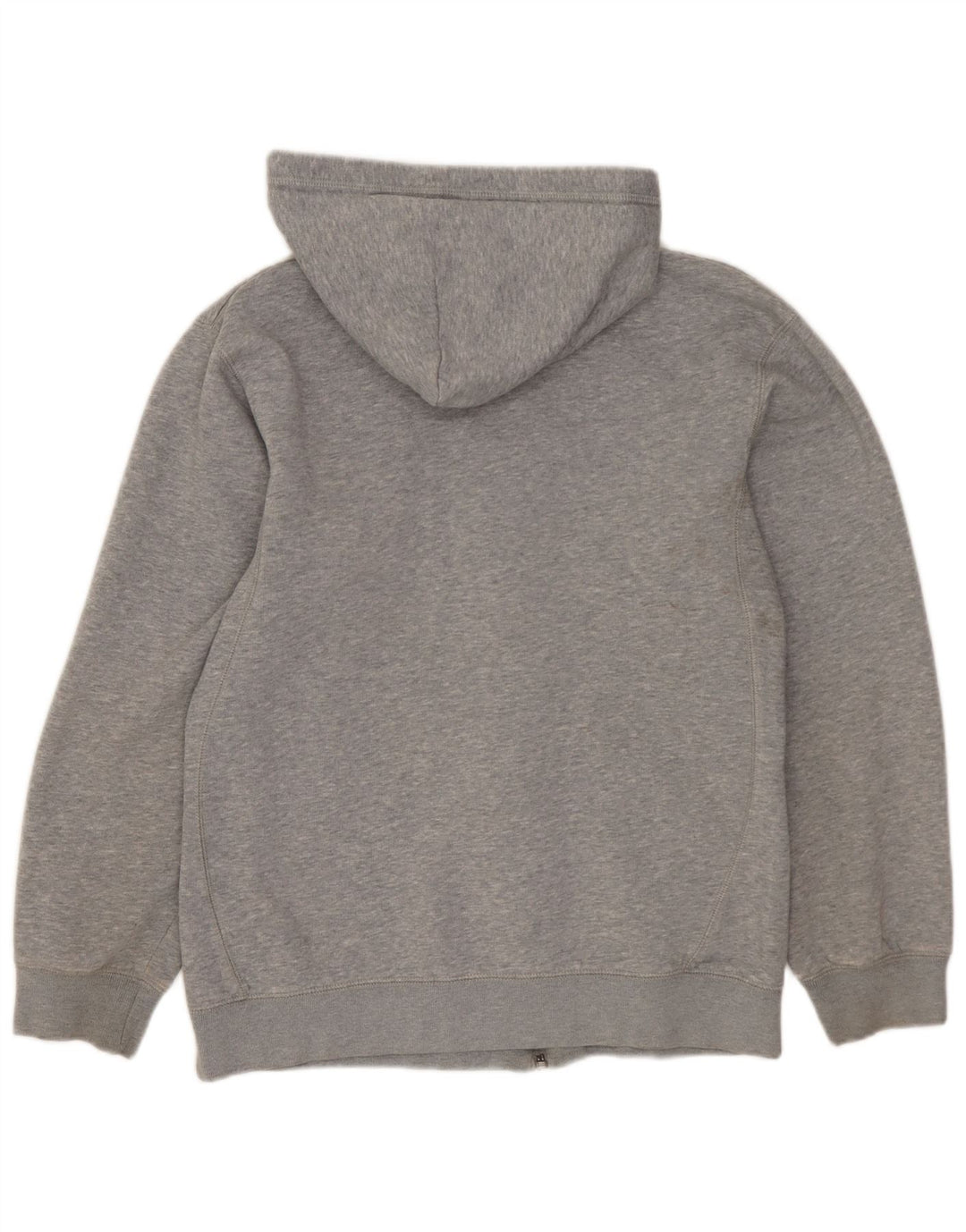 Maglione con cappuccio e zip NIKE per ragazzi 12-13 anni, grande in cotone grigio