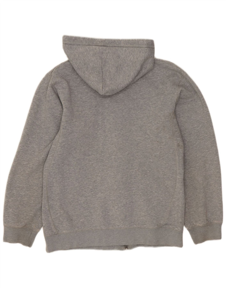 Maglione con cappuccio e zip NIKE per ragazzi 12-13 anni, grande in cotone grigio