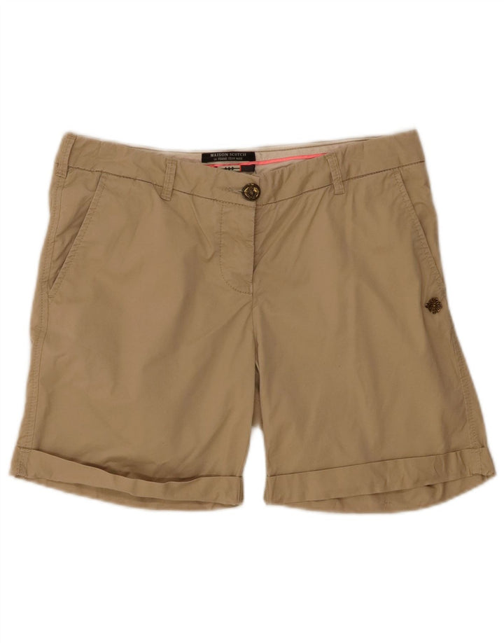 Pantaloncini chino da donna Maison Scotch W28 cotone beige medio
