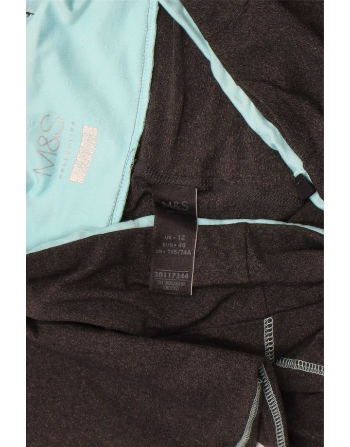 Leggings da donna Marks & Spencer UK 12 Poliestere color block grigio medio
