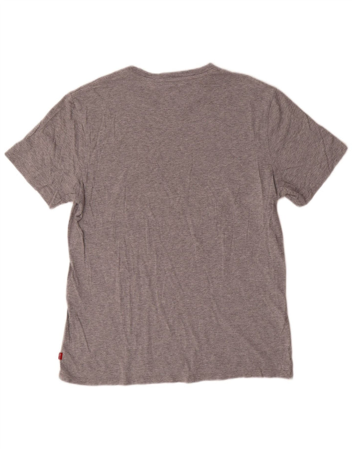 T-shirt grafica da uomo Levi's Top grande grigio screziato
