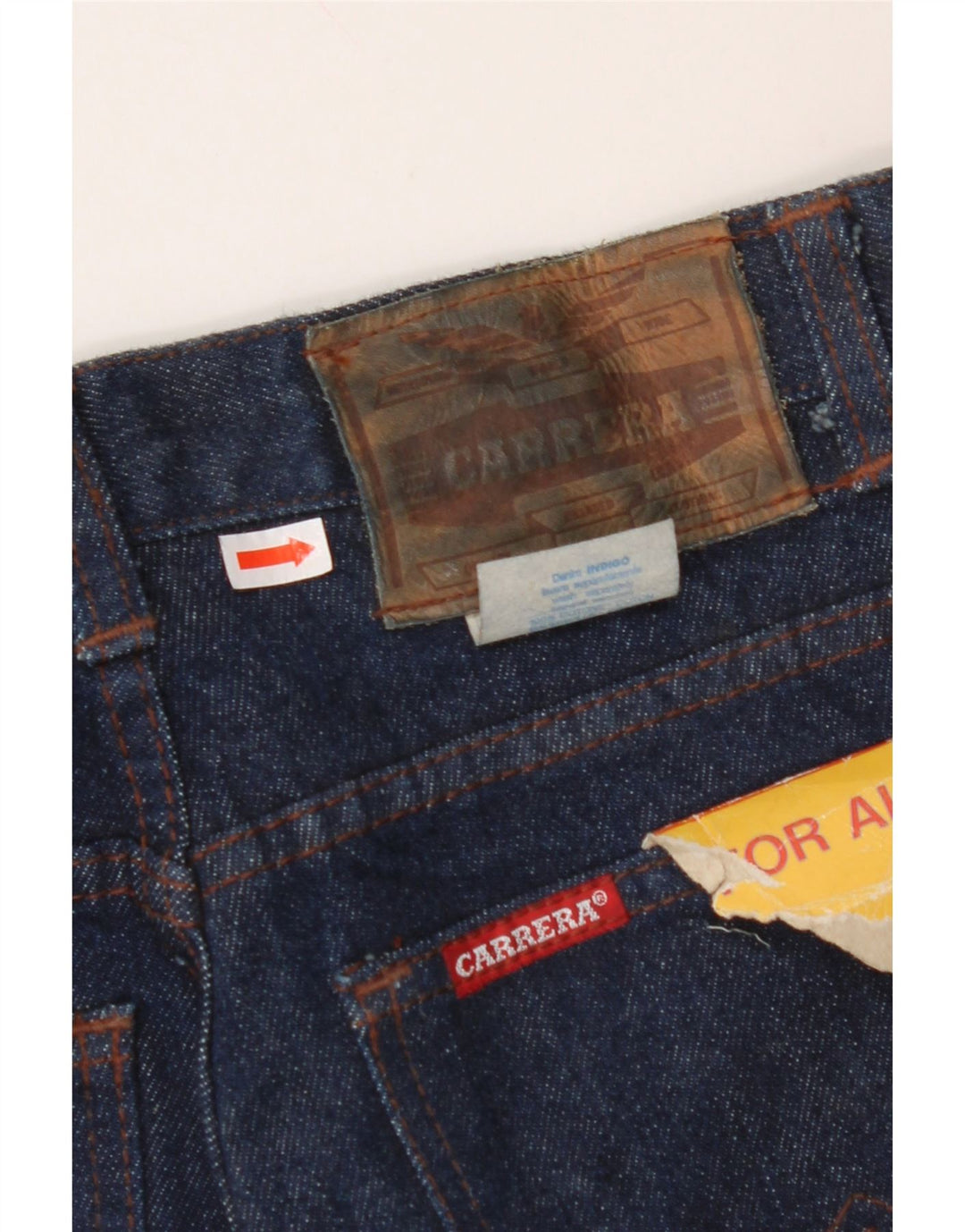 Jeans dritti da donna CARRERA W26 L35 cotone blu navy