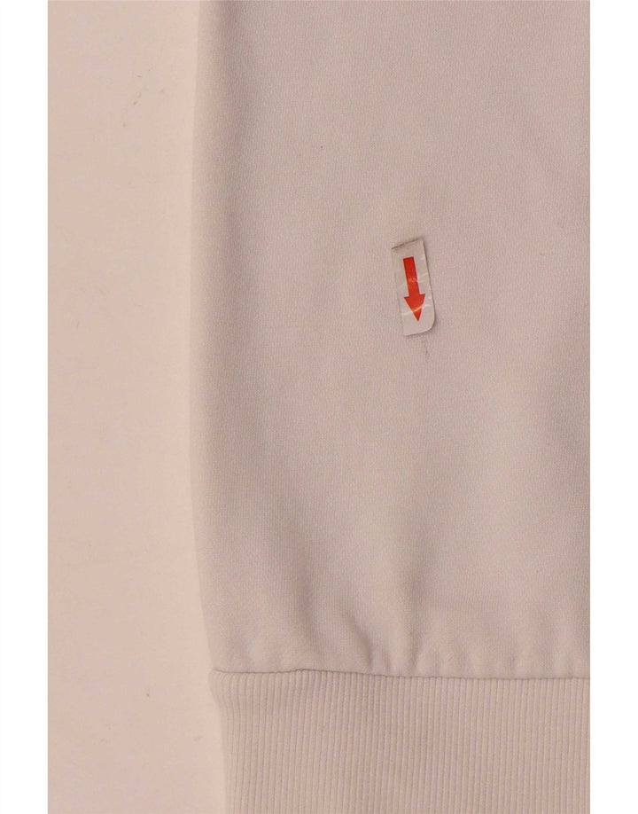 Felpa grafica Adidas da ragazzo 9-10 anni in cotone bianco