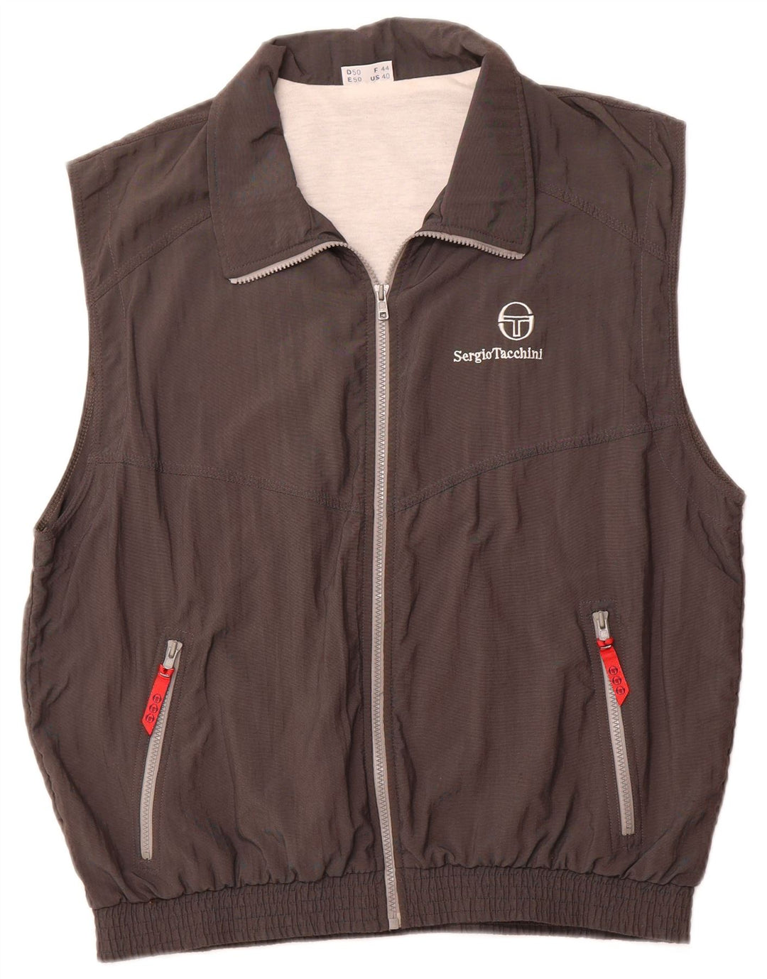 Giacca da tuta da uomo Sergio Tacchini IT 50 Large Grigio Poliammide