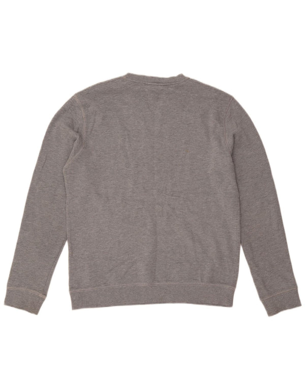 PENGUIN Felpa grafica da uomo Maglione grande cotone grigio