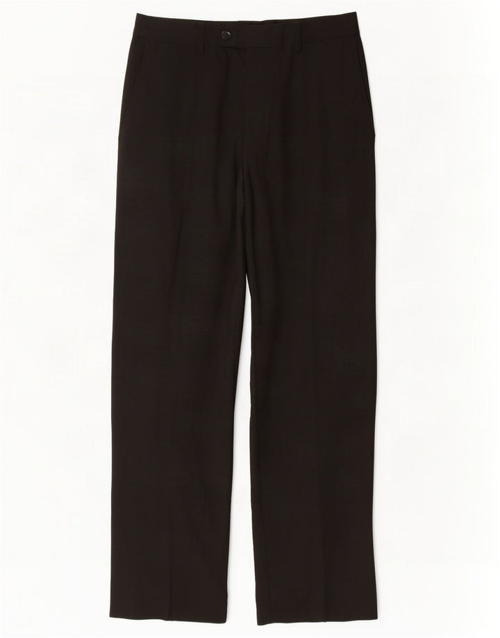 Pantaloni da abito dritti da donna Zara EU 40 medi W31 L29 poliestere nero